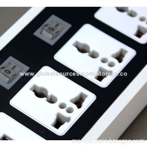 Extension Power Socket, Fashionable Appearance with Colorful Case